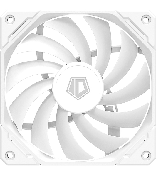 Вентилятор для корпуса ID-COOLING TF-12015-W белый 120 мм, 2200 об/мин, 32.3 дБ, 4 pin