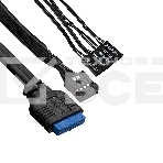 Компьютерный корпус Minitower ExeGate BAA-114U2-UNS400 (mATX, БП UNS400 с вент. 12см, 1хUSB+2хUSB 3.0, аудио, черный), фото6