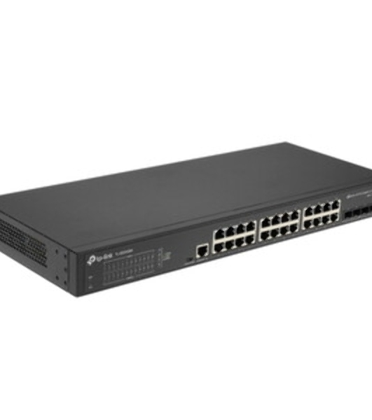 Коммутатор управляемый TP-Link TL-SG3428XPP-M2 JetStream уровня 2+ с 24 портами 2,5 Gbит/с (8 портов PoE++, 16 портов PoE+) и 4 портами SFP+ 10 Gbит/с