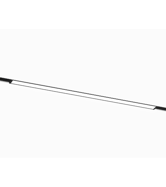 Трековый светильник GL2320 BK черный IP20 10W 3CCT 3000/4200/6400K 48V 200*10*37