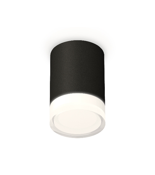 Светильник Ambrella Light XS7422023 SBK/FR/CL черный песок/белый матовый/прозрачный MR16 GU5.3 (C7422, N7160)