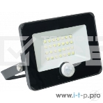 Прожектор Iek LPDO602-20-65-K02 СДО 06-20Д светодиодный черный с датчиком движения IP54 6500K, фото2