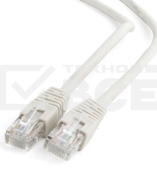Патч-корд UTP Cablexpert кат.6, 3м, литой, многожильный (серый)