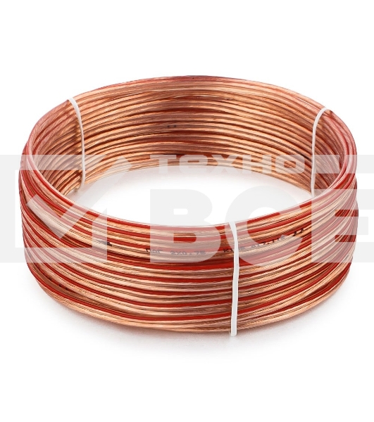Акустический кабель Cablexpert CC-TC2x0,75-10M, прозрачный,  10 м, бухта