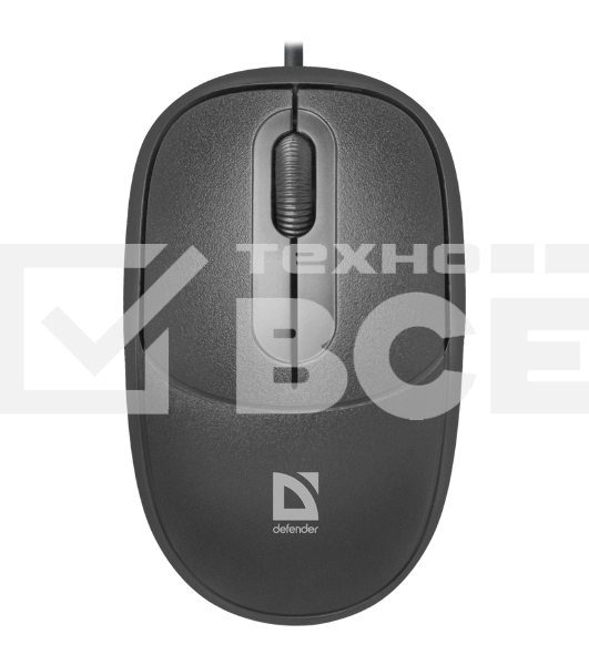 Мышь проводная Defender Datum MS-980 черный, 1000 dpi, USB, кнопки - 3