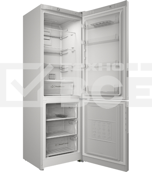 Холодильник Indesit ITR 4180 W белый двухкамерный 220/78л морозилка снизу