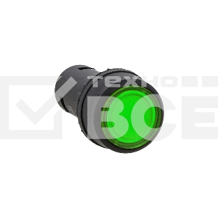 Кнопка SW2C-10D с подсветкой зел. NO EKF sw2c-md-g