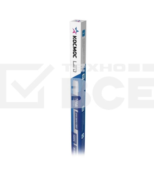 Лампа светодиодная 20Вт G13 4000К 220В GLASS 1200мм T8 Космос Lksm_LED20wG13T840GL