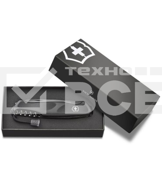 Нож перочинный Victorinox Onyx (0.9563.C31P) 130мм 12функц. черный подар.коробка
