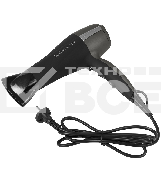 Фен Polaris PHD 2245Ti серый/черный 2200Вт