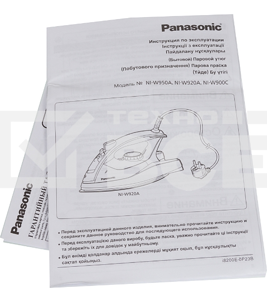Утюг Panasonic NI-W950ALTW 2400Вт черный