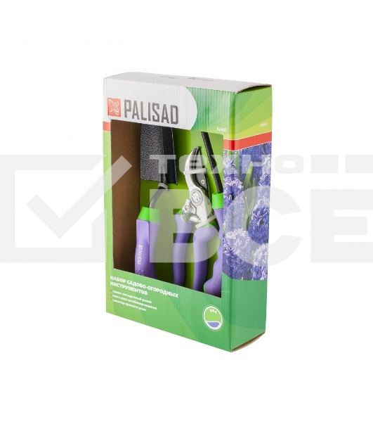 Набор садового инструмента, обрезиненные эргономичные рукоятки, 3 предмета, ERA Palisad