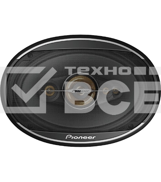 Колонки автомобильные Pioneer TS-A6988S 700Вт 92дБ 4Ом 16x24см (6x9дюйм) (ком.:2кол.) коаксиальные пятиполосные