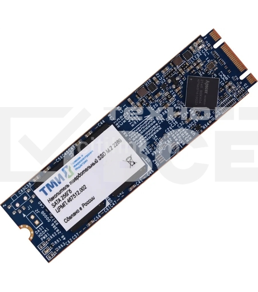 Накопитель SSD ТМИ M.2 2280 1ТБ SATA3 6Gbps, 3D TLC, до R560/W520, IOPS(randon 4K) до R66K/W73K, 2521,01 TBW, 3,45 DWPD 2y wty МПТ