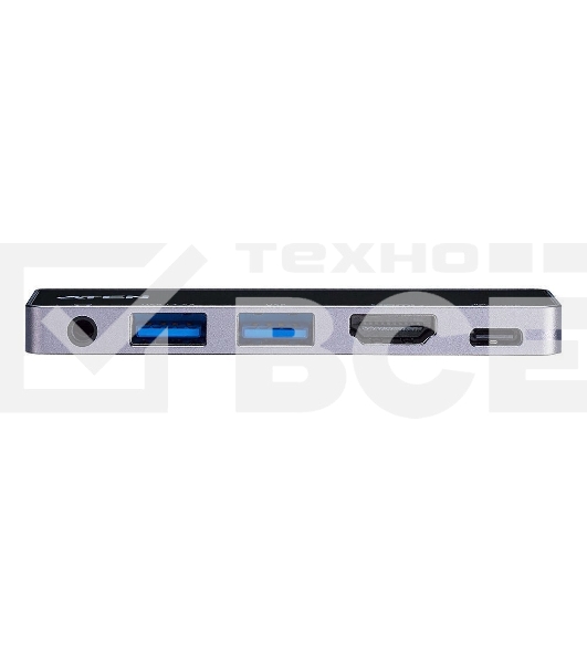 Многопортовая сверх-портативная док-станция ATEN USB-C Travel Dock with Power Pass-Through