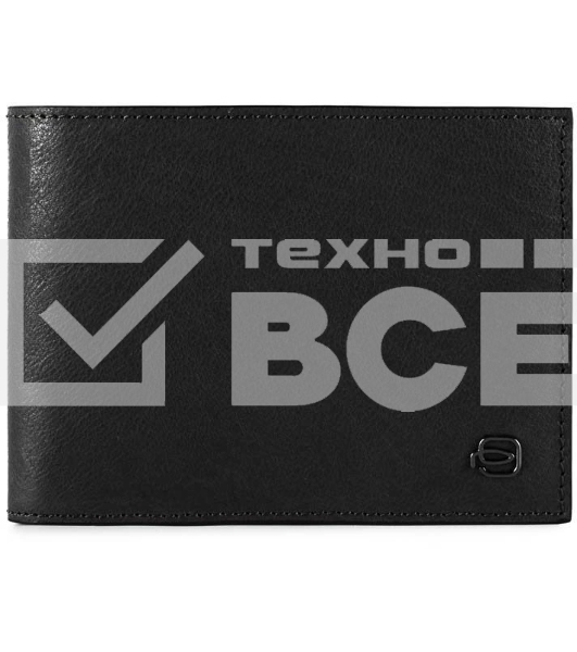 Кошелек мужской Piquadro Black Square PU1392B3R/N, натур.кожа, черный