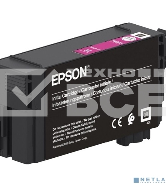 Картридж пурпурный повышенной емкости T40D340 для SureColor SC-T3100/T3100N/T5100/T5100N