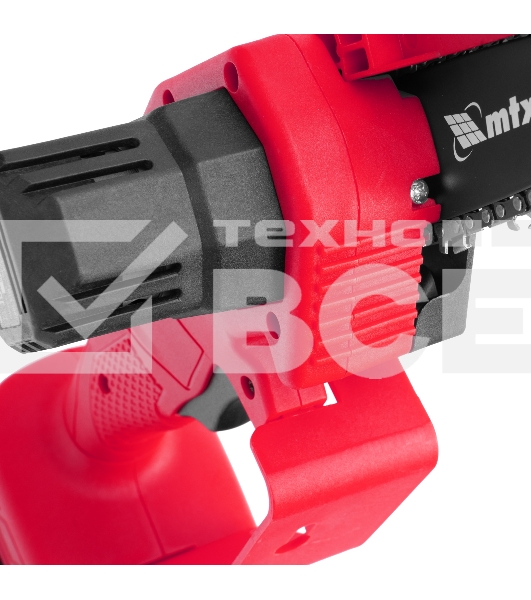 Цепная мини-пила аккумуляторная, MCS-100, шина 100 мм, Li-Ion, 20 В MTX