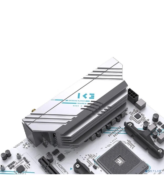 Материнская плата MAXSUN MS-B550M GAMING WIFI ICE, AM4, AMD B550, 2xDDR4, 2xSATA, 2xM.2, 1xPCIe 4.0 x16, 1xPCIe 3.0 x4, 1xHDMI, 1xDP, 1x1Gb LAN, Wi-Fi 5, Bluetooth 4.2, 2xUSB-A 5Gbps, 4xUSB-A 2.0, 3x3.5 мм, 5.1, mATX