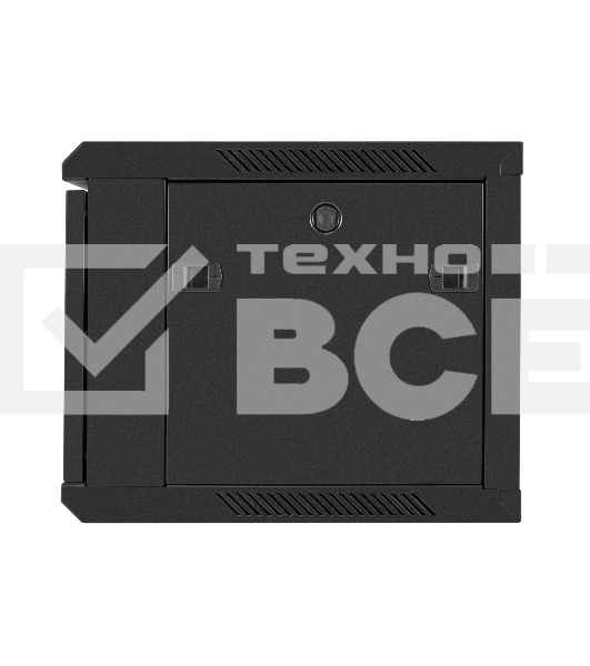Шкаф телекоммуникационный 19' настенный 6U ExeGate EC-WM-6U.450.M.BLACK (19', 6U, 600x450x370мм (ШхГхВ), передняя дверь металл, съемные боковые панели, пыле- и влагозащита IP23, черный RAL 9004)