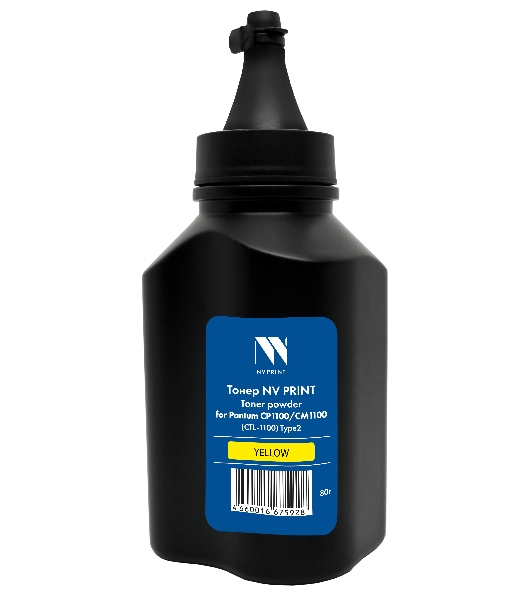 Тонер NVPrint для Pantum CP1100/CM1100 (CTL-1100) Type2 (80г) Yellow совместимый