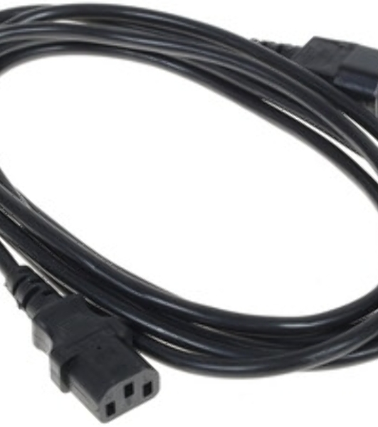 Кабель питания Cablexpert PC-189-VDE-R-1.8M, C13-С14, 3x0.75мм2, 10A, с заземлением, медь, 1.8м, красный, пакет