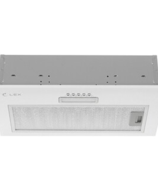 Вытяжка встраиваемая LEX GS Bloc LIGHT 600 белый управление: кнопочное (1 мотор)