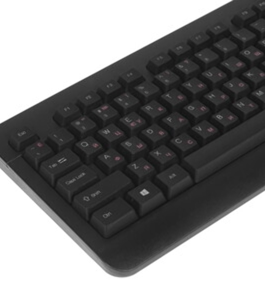 Комплект клавиатура+мышь Genius Scorpion KM-GX3 проводной, USB, 2400 DPI, черный