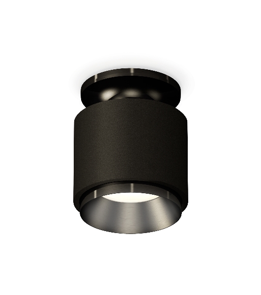 Светильник Ambrella Light XS7511060 SBK/PBK черный песок/черный полированный MR16 GU5.3 (N7926, C7511, N7031)