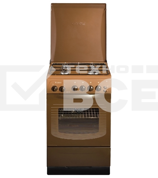 Плита газовая Gefest ПГ 3200-05 К19 коричневый, конфорок 4 шт, духовка 44 л, 50 см x 85 см x 57 см