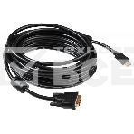 Кабель Buro HDMI-19M-DVI-D-10m 24M/19M 10м позол/ферритовые кольца, фото2