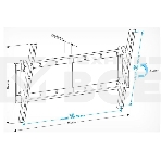 Кронштейн для телевизора Holder LCD-T6606 черный 42