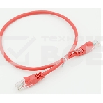 Сетевое оборудование Patchcord molded 5E Copper 0.5m Red, фото 1