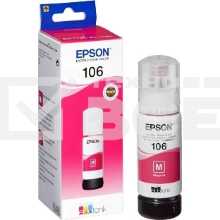 Картридж струйный Epson 106M C13T00R340 пурпурный (70мл) для Epson L7160/7180