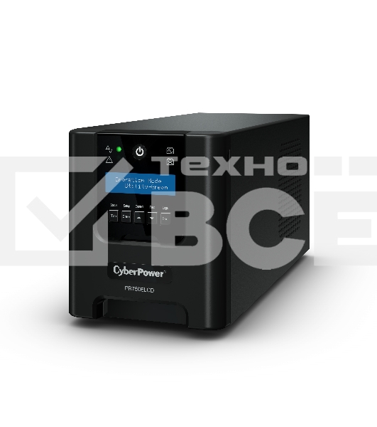 Источник бесперебойного питания CyberPower PR750ELCD 750VA/675W USB/RJ11/45 (6 IEC)