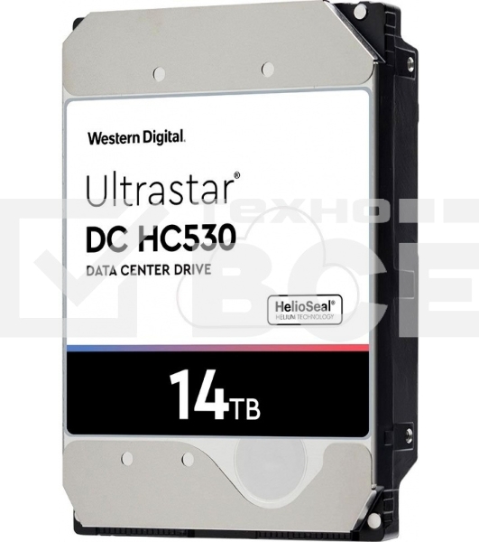Жесткий диск HDD Server WD/HGST ULTRASTAR HE14 (3.5’’, 14TB, 512MB, 7200 RPM, SATA 6Gb/s, 512E SE), SKU: 0F31284