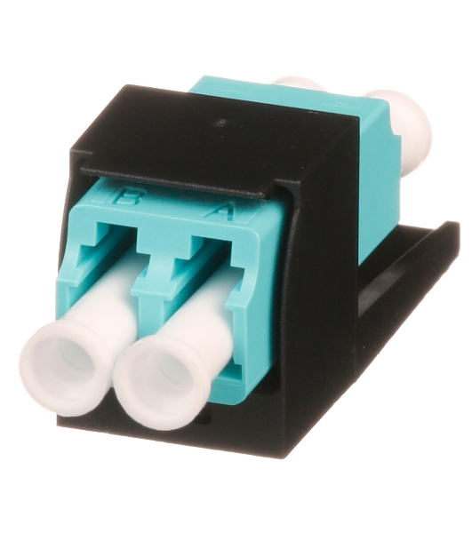 Адаптер Panduit CMDSAQLCZBL проходн. Mini-ComLC дупл. 50/125 OM3 черный