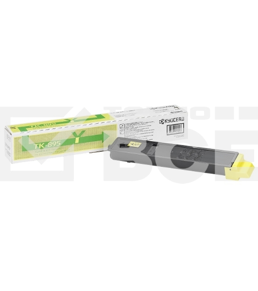 Картридж лазерный Kyocera TK-895Y (1T02K0ANL0) желтый для FS-C8020MFP/C8025MFP/FS-C8520MFP/C8525MFP 6000 стр