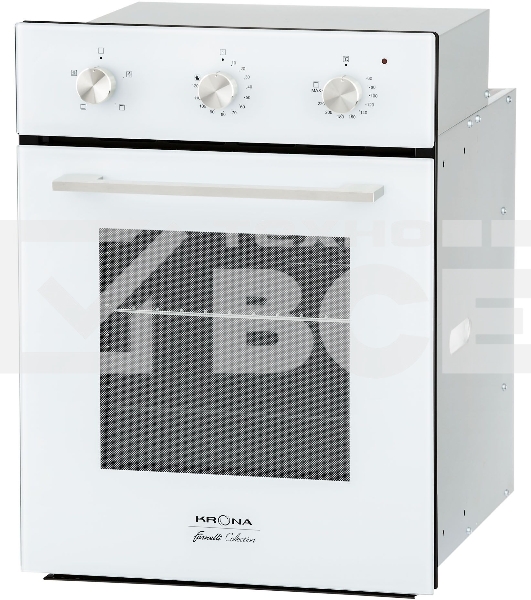 Электрический духовой шкаф Krona BREVE 45 WH, встраиваемый