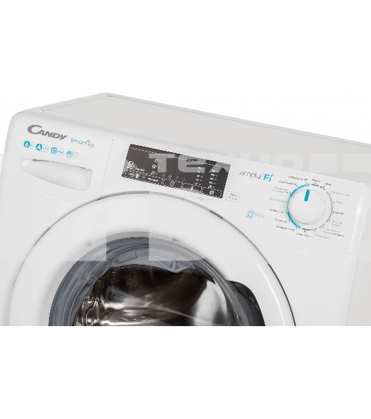 Стиральная машина Candy Smart Pro CSO34 106T1/2-07 белый, загрузка фронтальная 6 кг, 1000 об/мин., класс: А