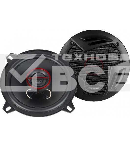 Колонки автомобильные Soundmax SM-CSV502 160Вт 93дБ 4Ом 13см (5дюйм) (ком.:2кол.) коаксиальные двухполосные