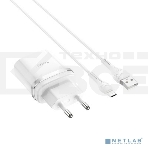 Сетевое зарядное устройство + Кабель Micro HOCO HC-16286 C12Q/1m/QC 3.0/1 USB/Выход: 5V_9V_12V, 18W, белый, фото2