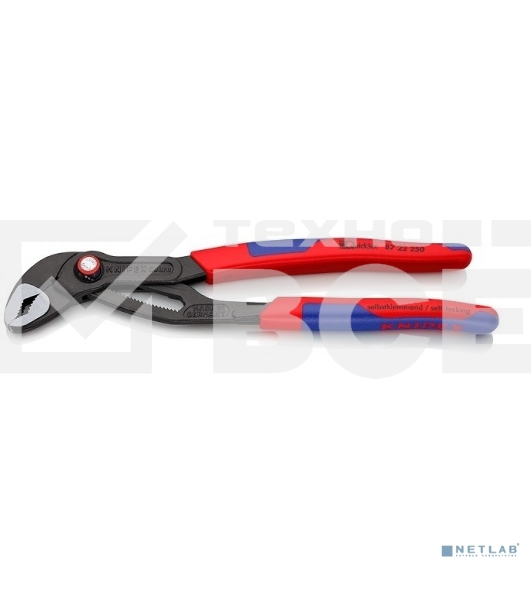 Ключ трубный переставной KNIPEX KN-8722250Cobra® QuickSet черненые 250 мм