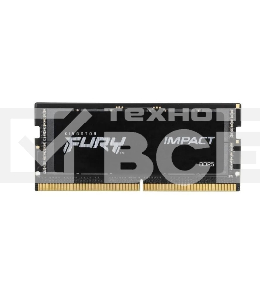 Оперативная память Kingston Fury Impact, DDR5, 8GB (1x8GB), 4800MHz, CL38 SO-DIMM