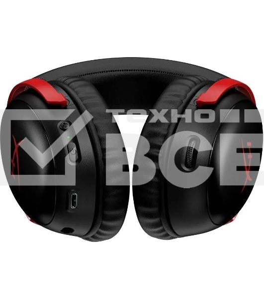 Наушники с микрофоном HyperX Cloud III черный/красный мониторные Radio оголовье (77Z46AA)