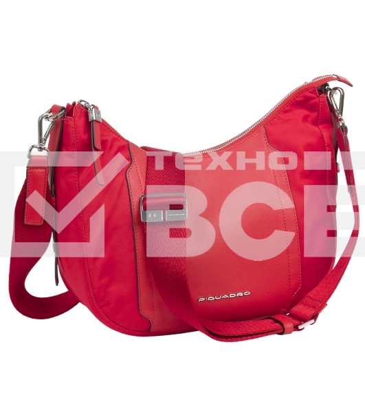 Сумка женская Piquadro Lyra BD6657W92T/R красный ткань/натур.кожа