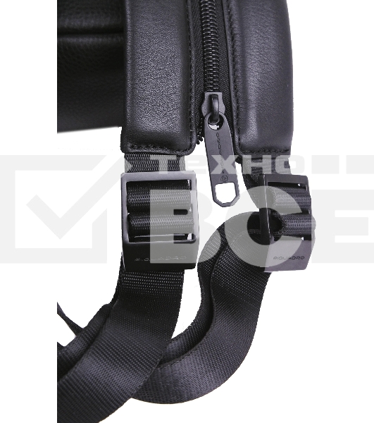 Рюкзак слинг мужской Piquadro Than CA6616S135/N черный кожа