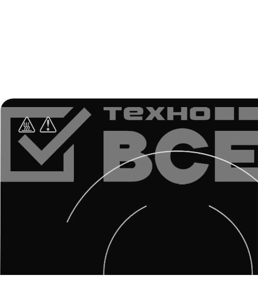 Встраиваемая варочная панель Monsher MHE 3002 30 см, электрическая, две конфорки, черный