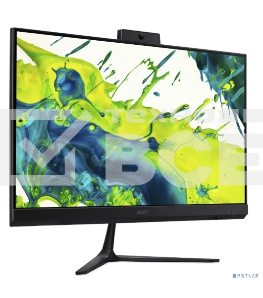 Моноблок Acer Aspire C24-2G 23.8' Full HD i5 13420H (2.1) 16Gb SSD 512Gb UHDG CR Eshell GbitEth WiFi BT 65W клавиатура мышь Cam черный 1920x1080