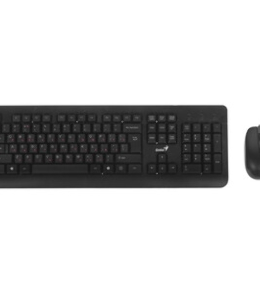 Комплект клавиатура+мышь Genius Scorpion KM-GX3 проводной, USB, 2400 DPI, черный